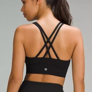Lululemon: Black Strappy Sports Bra